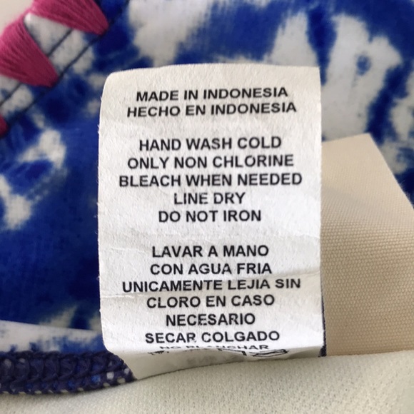 Hobie blue cream swim bottom size M NWT - Picture 7 of 8